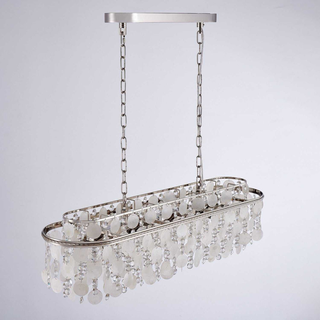 Artcraft Canada - AC12070PN - 12 Light Linear Pendant - Avara - Polished Nickel