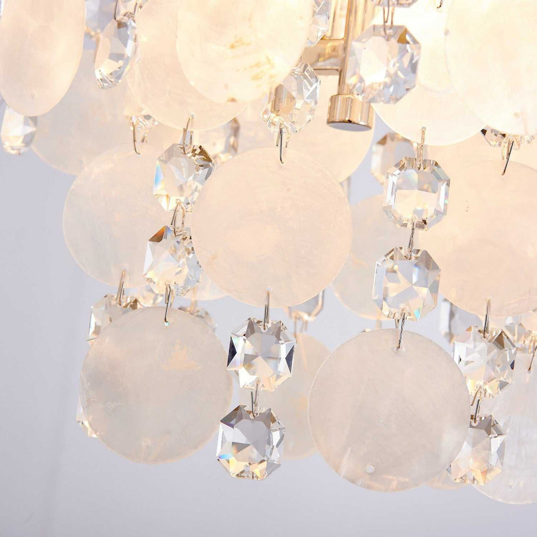 Avara Two Light Pendant in Polished Nickel Artcraft Canada