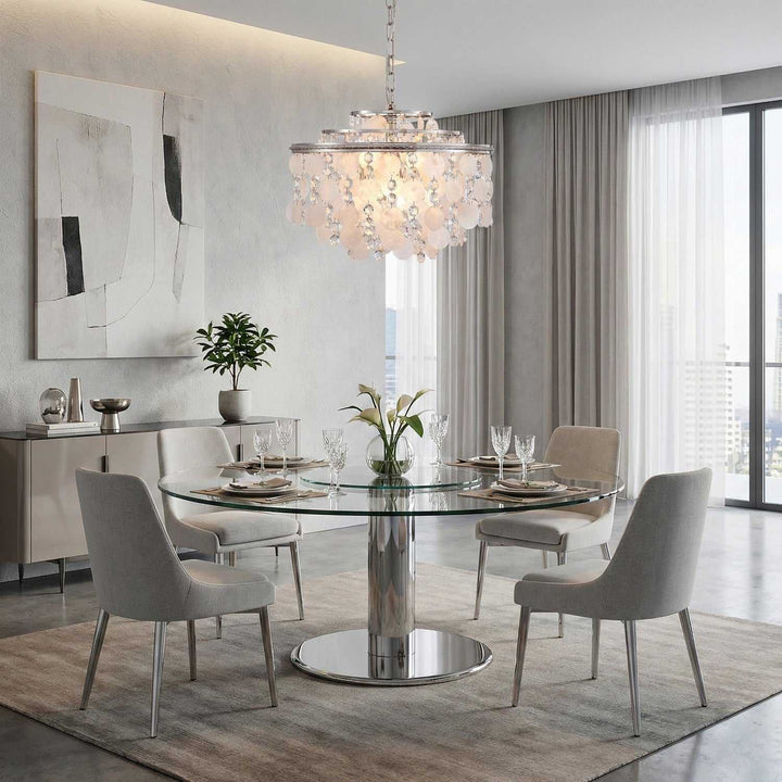 Artcraft Canada - AC12072PN - Six Light Chandelier - Avara - Polished Nickel