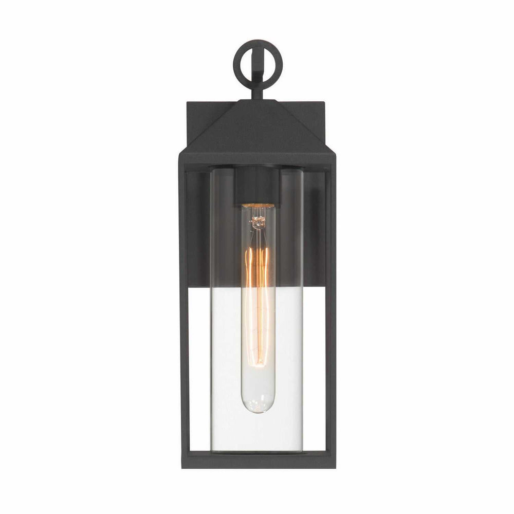 Portside One Light Outdoor Lantern in Black Artcraft Canada