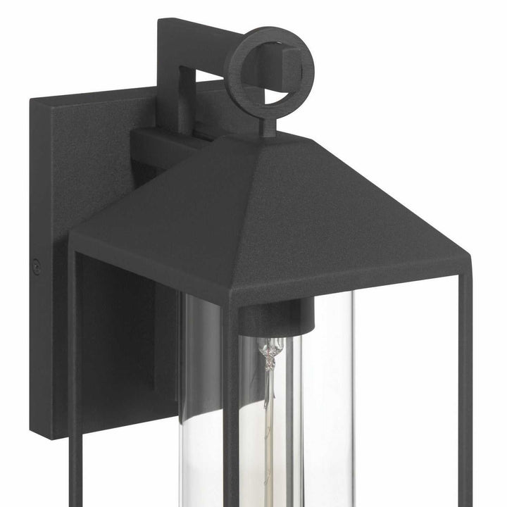 Portside One Light Outdoor Lantern in Black Artcraft Canada