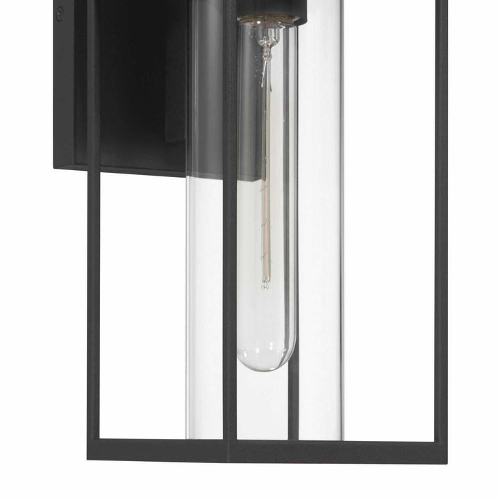 Portside One Light Outdoor Lantern in Black Artcraft Canada