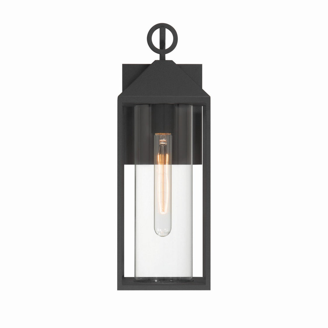 Portside One Light Outdoor Lantern in Black Artcraft Canada