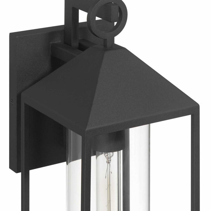 Portside One Light Outdoor Lantern in Black Artcraft Canada