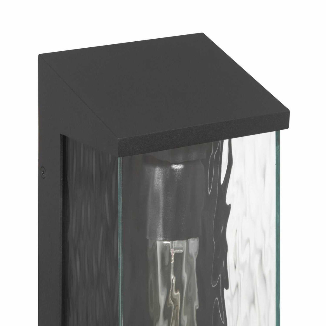 Azure One Light Outdoor Lantern in Black Artcraft Canada