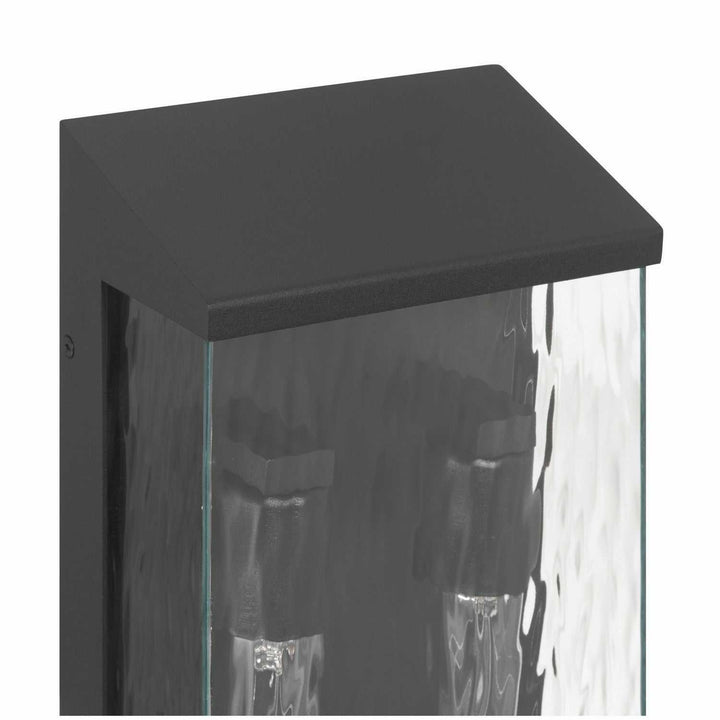 Azure Two Light Outdoor Lantern in Black Artcraft Canada
