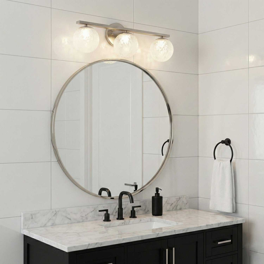 Forma LED Wall Mount in Brushed Nickel Artcraft Canada