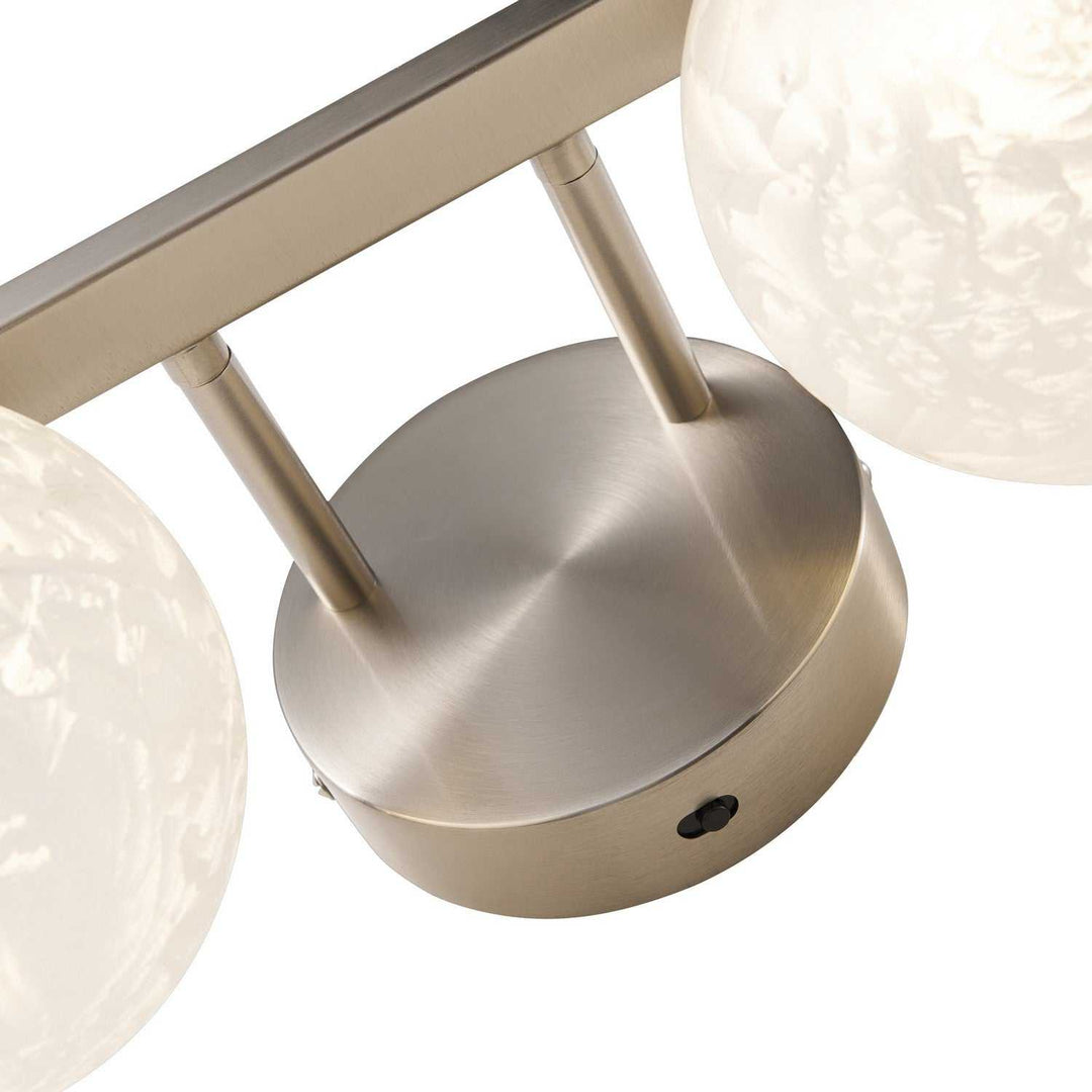 Forma LED Wall Mount in Brushed Nickel Artcraft Canada