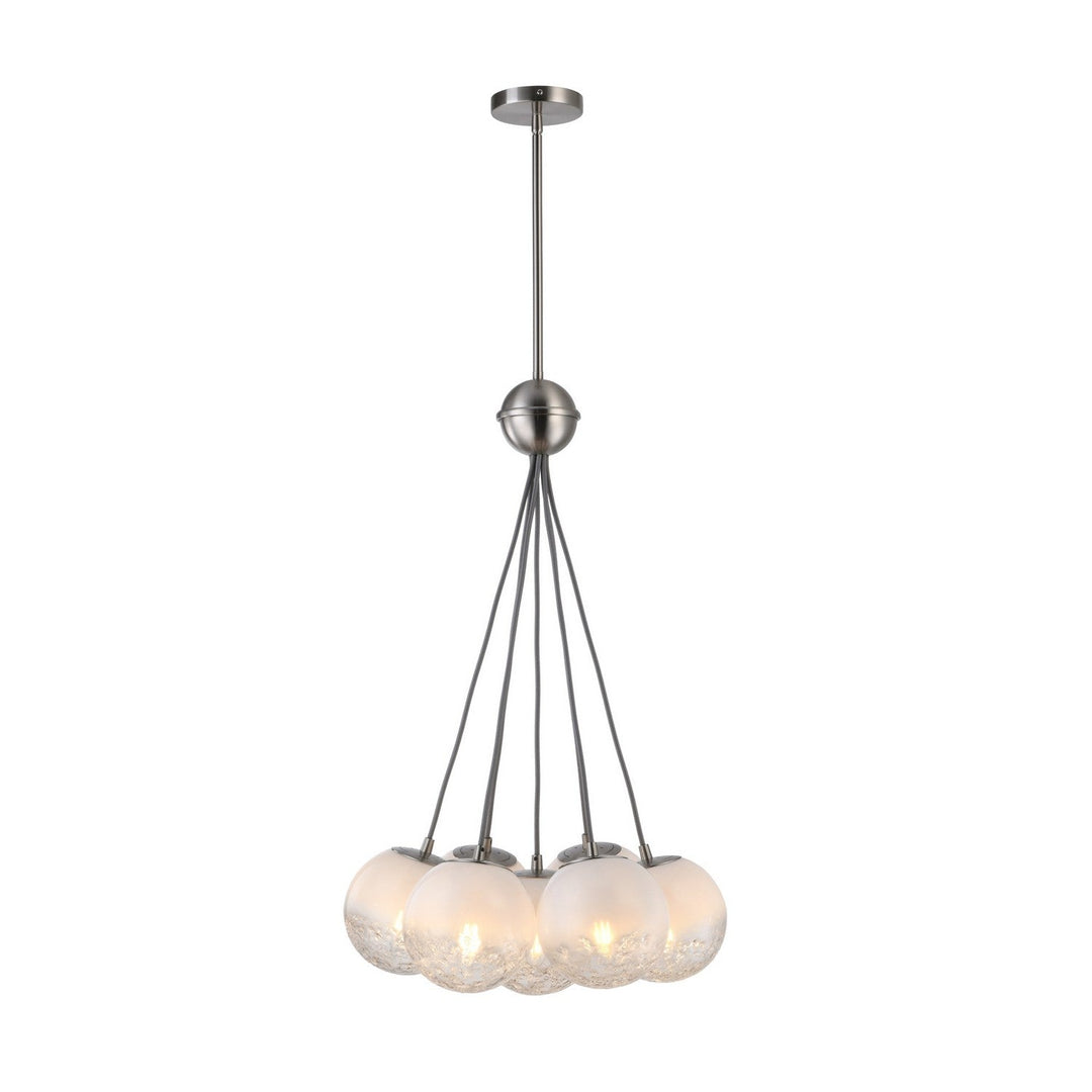 Artcraft Canada - AC12247SN - Seven Light Lantern - Moonlight - Satin Nickel