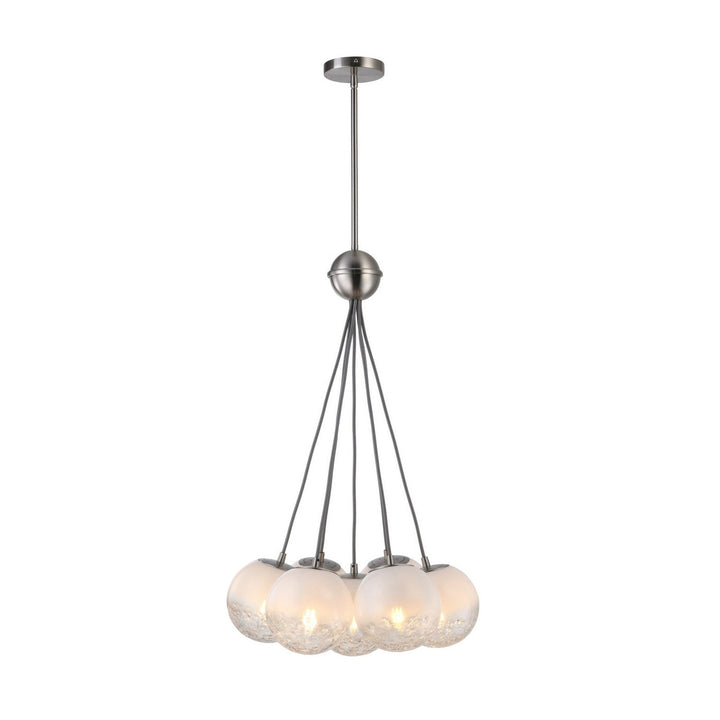 Artcraft Canada - AC12247SN - Seven Light Lantern - Moonlight - Satin Nickel