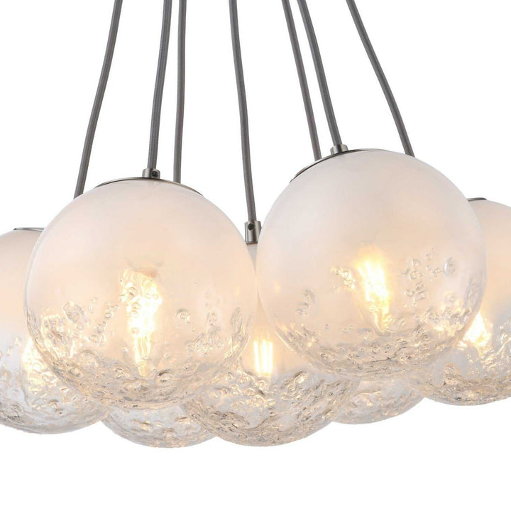 Artcraft Canada - AC12247SN - Seven Light Lantern - Moonlight - Satin Nickel