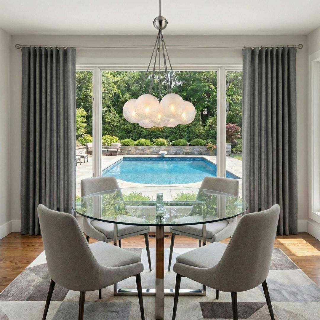 Artcraft Canada - AC12247SN - Seven Light Lantern - Moonlight - Satin Nickel