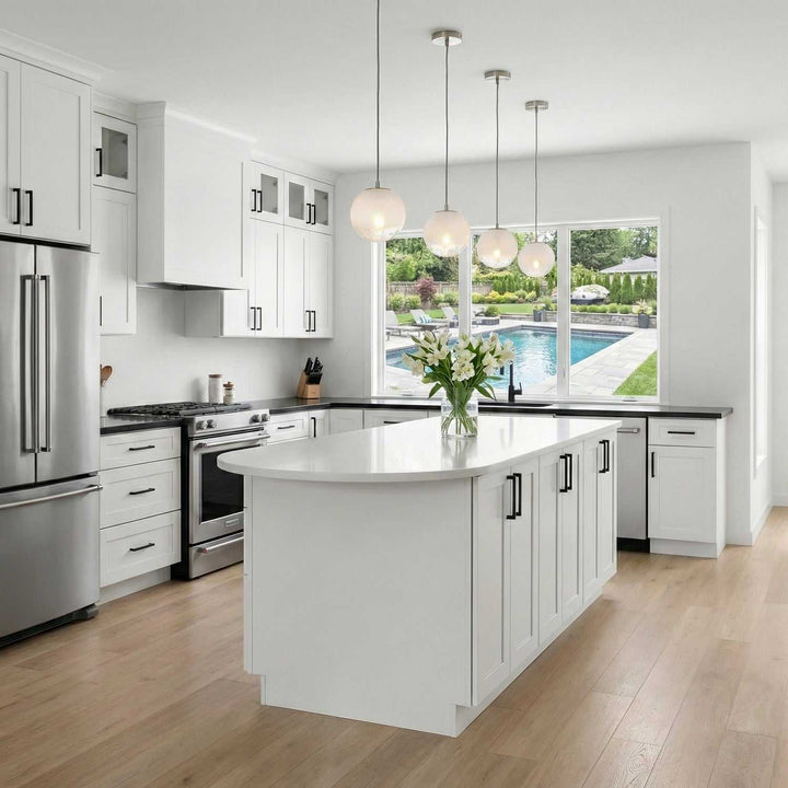 Moonlight One Light Lantern in Satin Nickel Artcraft Canada