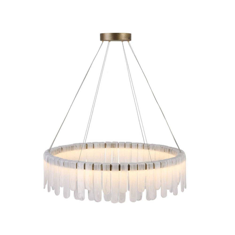 Roselle LED Lantern in Legacy Brass Artcraft Canada