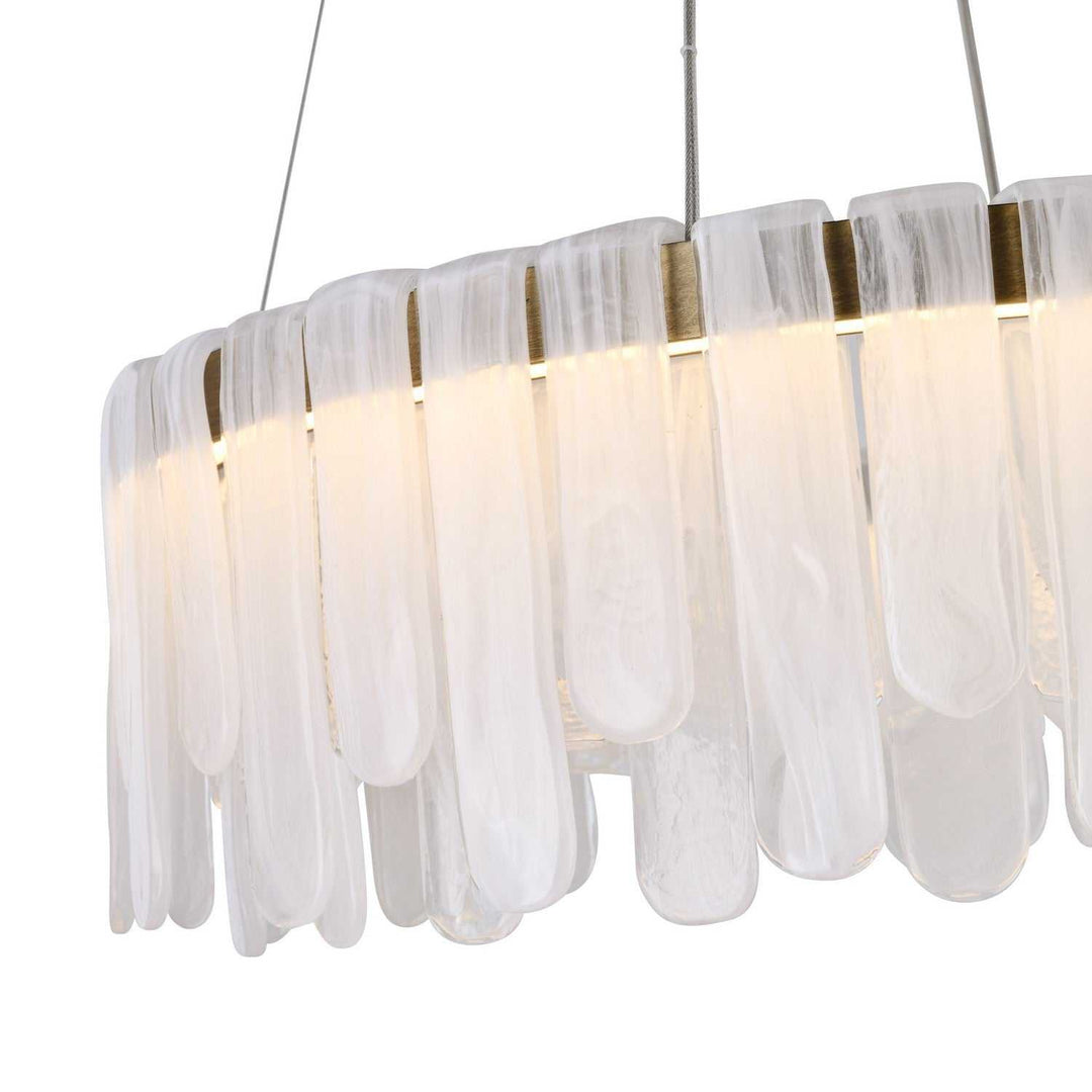 Roselle LED Lantern in Legacy Brass Artcraft Canada