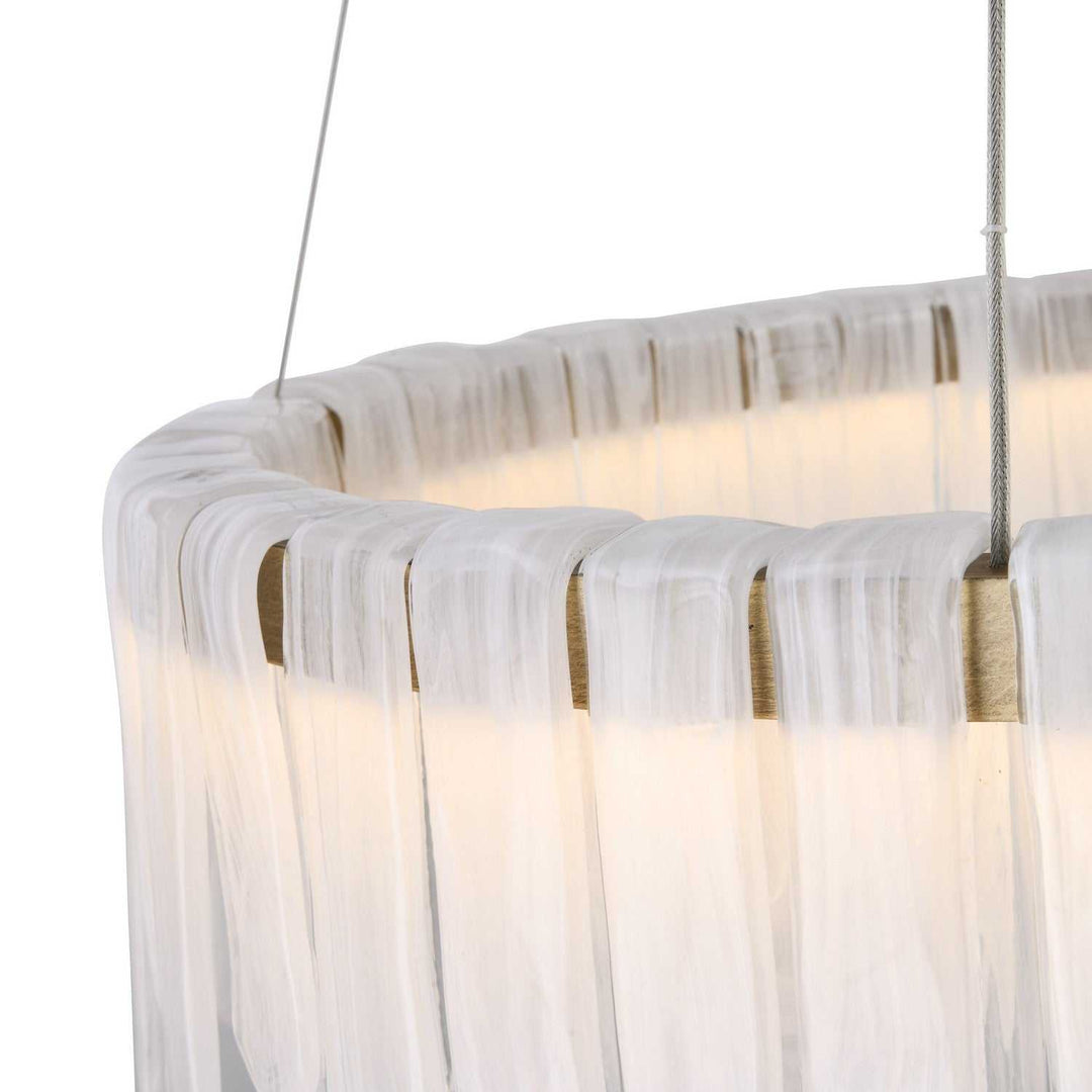 Roselle LED Lantern in Legacy Brass Artcraft Canada