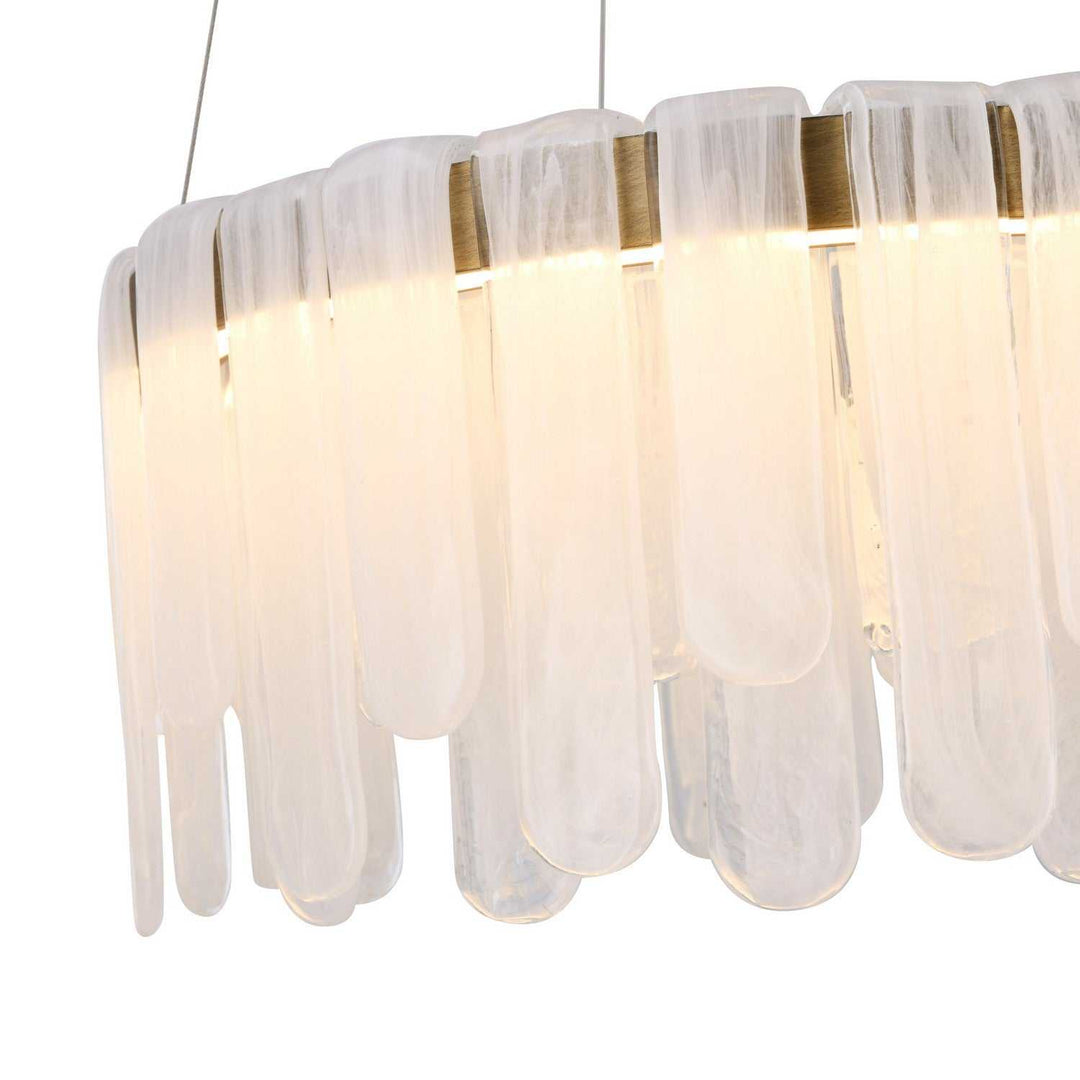 Roselle LED Lantern in Legacy Brass Artcraft Canada