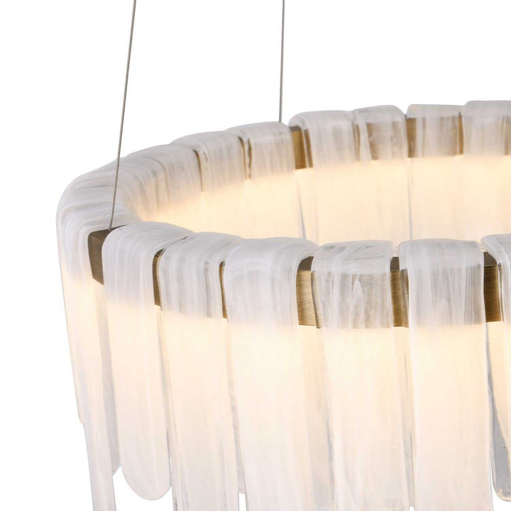 Roselle LED Lantern in Legacy Brass Artcraft Canada