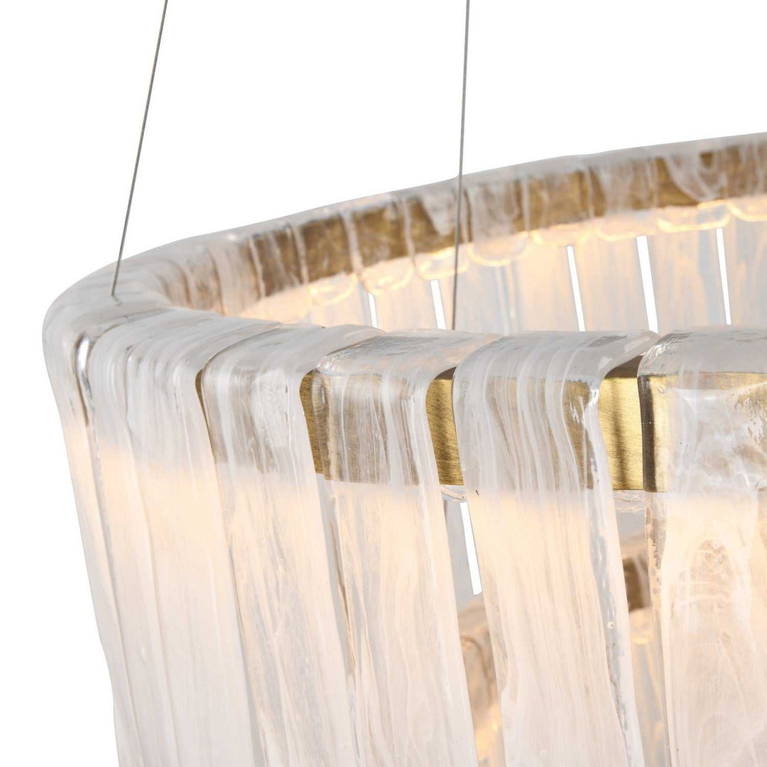 Roselle LED Lantern in Legacy Brass Artcraft Canada