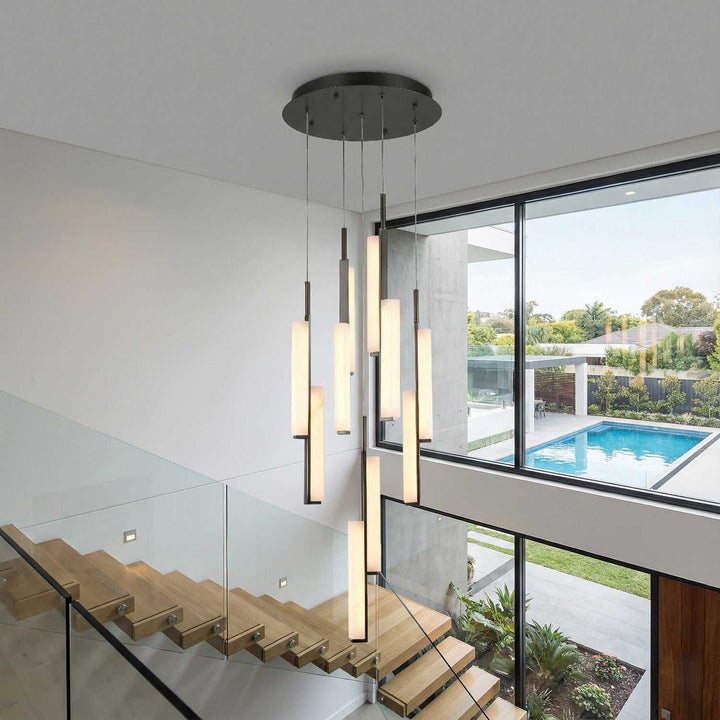 Lumina LED Lantern in Forged Bronze Artcraft Canada