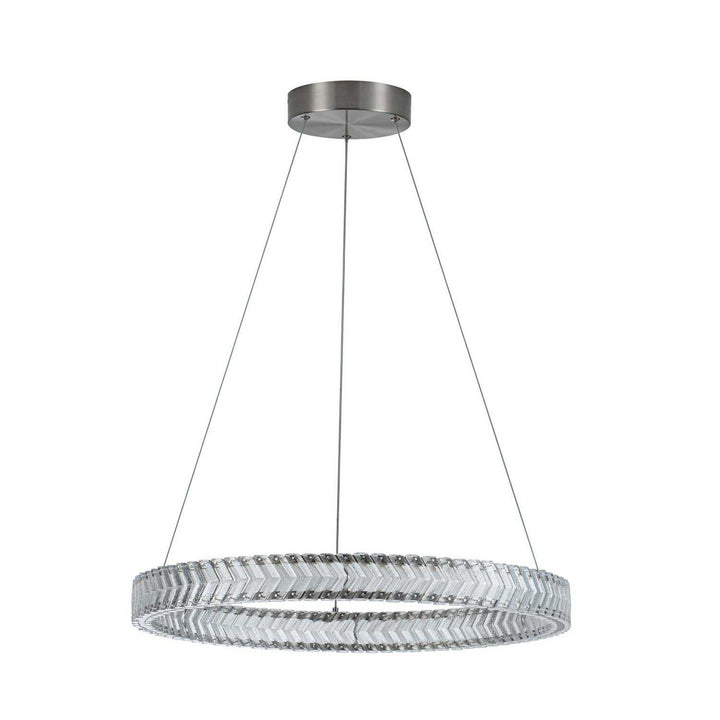 Artcraft Canada - AC5051BN - LED Pendant - Chevron - Brushed Nickel
