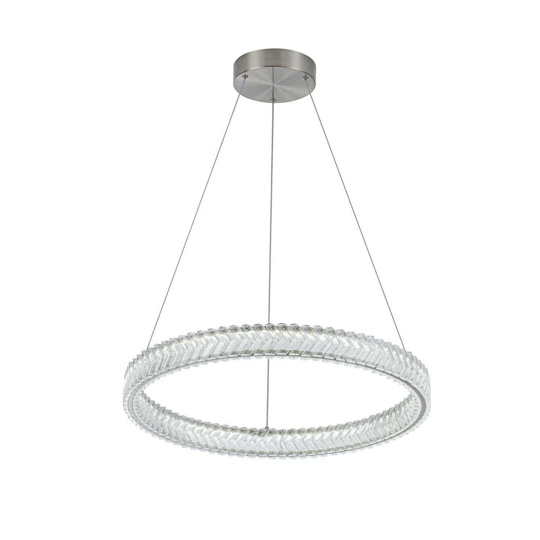 Artcraft Canada - AC5051BN - LED Pendant - Chevron - Brushed Nickel