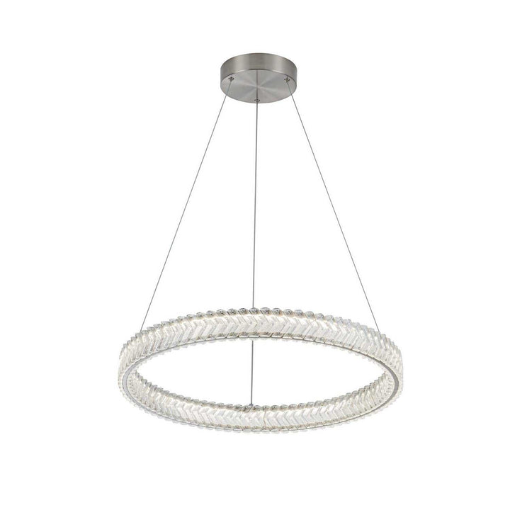 Artcraft Canada - AC5051BN - LED Pendant - Chevron - Brushed Nickel