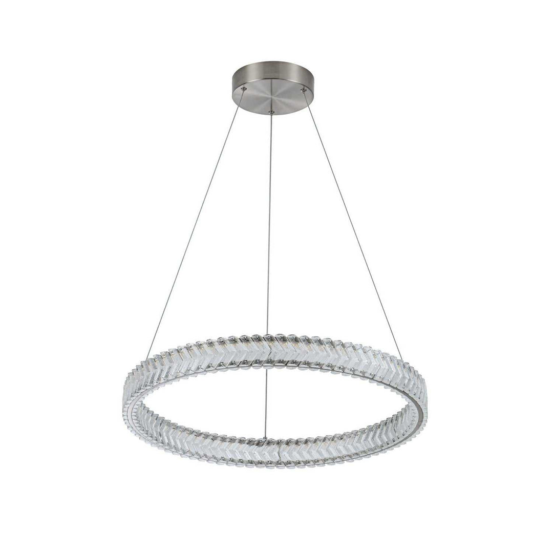 Artcraft Canada - AC5051BN - LED Pendant - Chevron - Brushed Nickel
