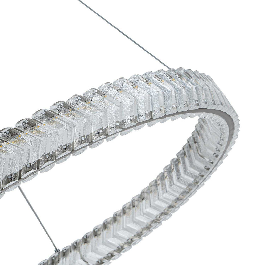 Artcraft Canada - AC5051BN - LED Pendant - Chevron - Brushed Nickel