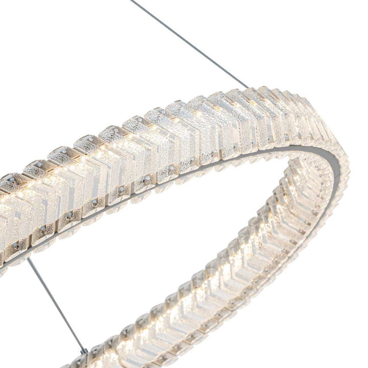 Artcraft Canada - AC5051BN - LED Pendant - Chevron - Brushed Nickel
