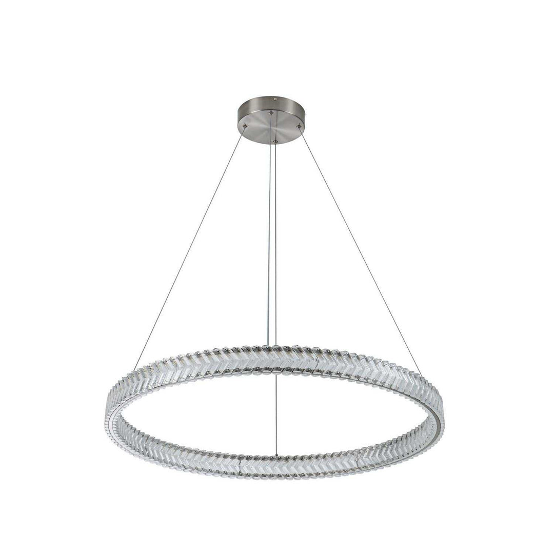 Artcraft Canada - AC5052BN - LED Pendant - Chevron - Brushed Nickel