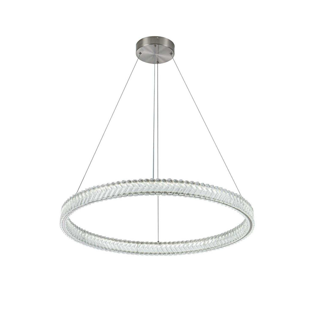 Artcraft Canada - AC5052BN - LED Pendant - Chevron - Brushed Nickel