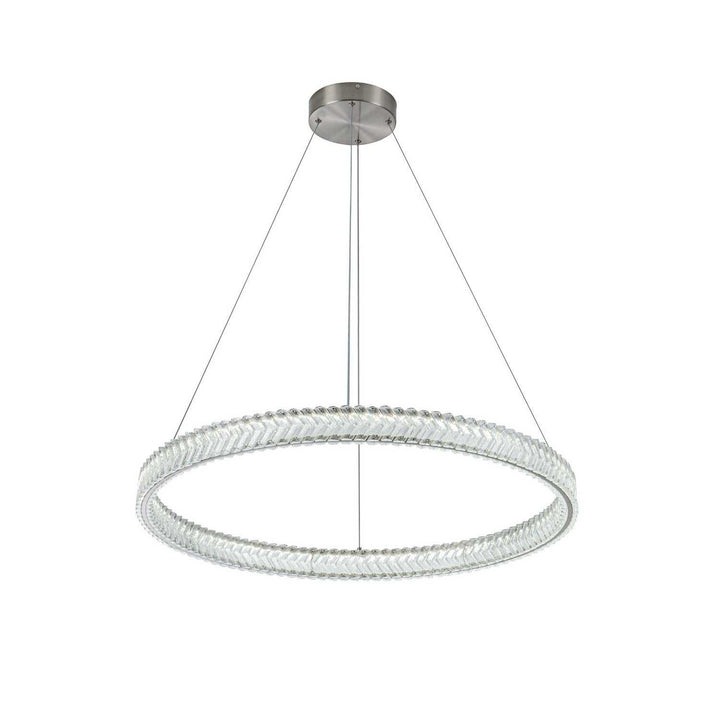Artcraft Canada - AC5052BN - LED Pendant - Chevron - Brushed Nickel