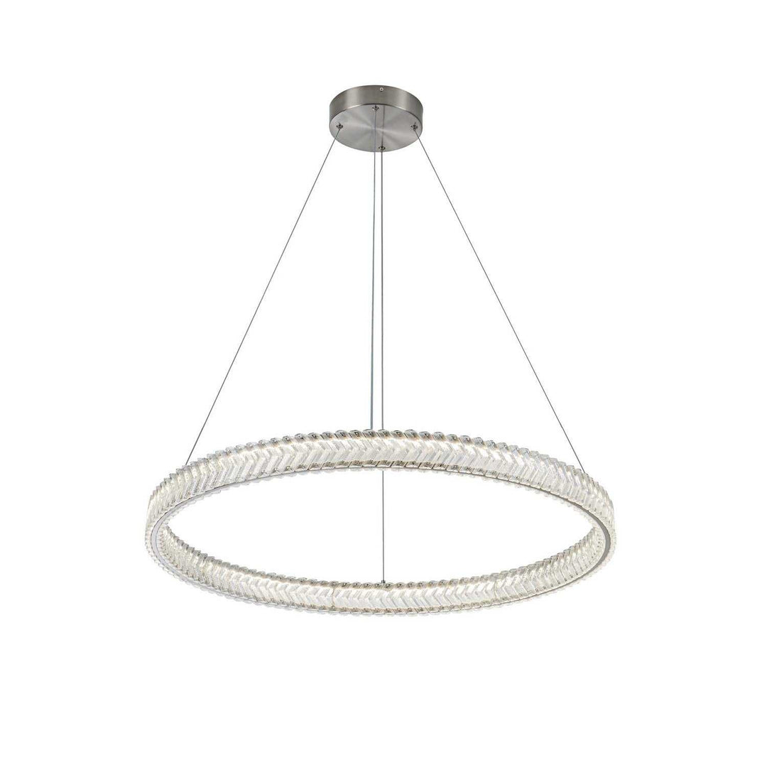 Artcraft Canada - AC5052BN - LED Pendant - Chevron - Brushed Nickel