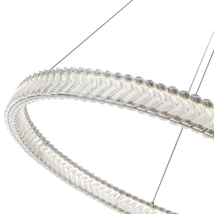 Artcraft Canada - AC5052BN - LED Pendant - Chevron - Brushed Nickel