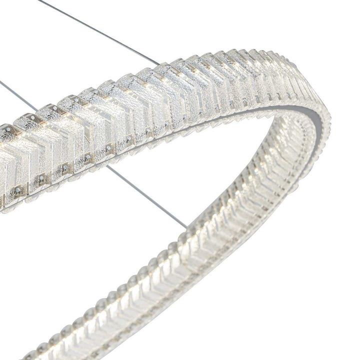 Artcraft Canada - AC5053BN - LED Pendant - Chevron - Brushed Nickel