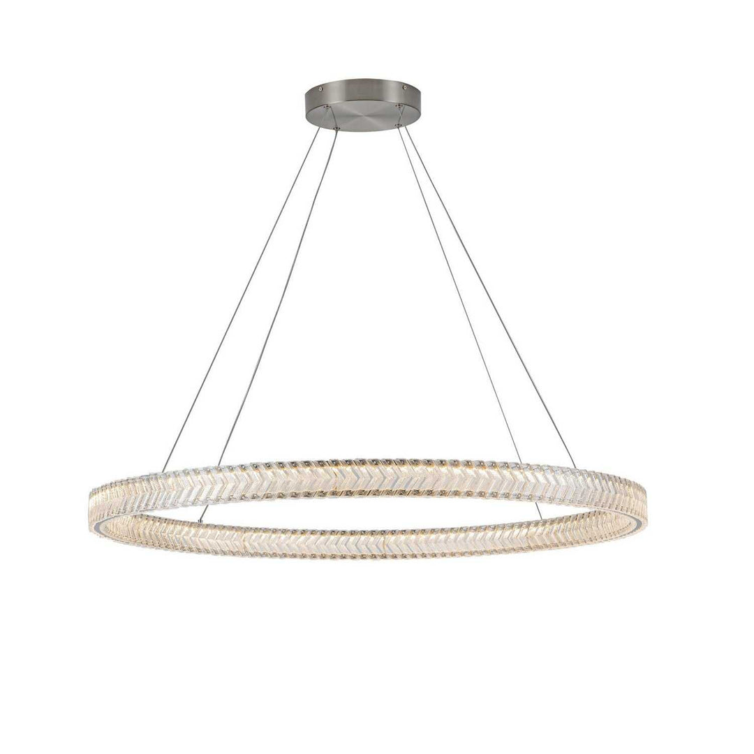 Artcraft Canada - AC5053BN - LED Pendant - Chevron - Brushed Nickel