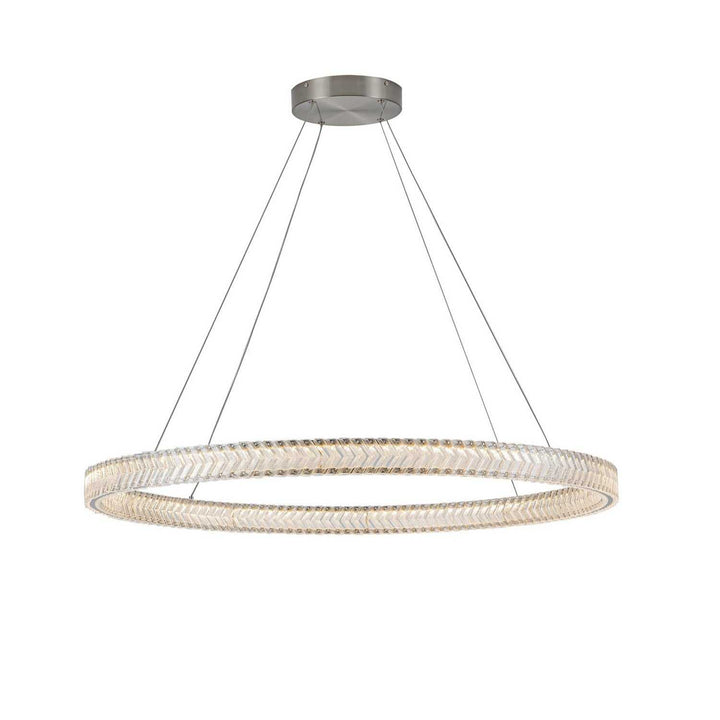 Artcraft Canada - AC5053BN - LED Pendant - Chevron - Brushed Nickel