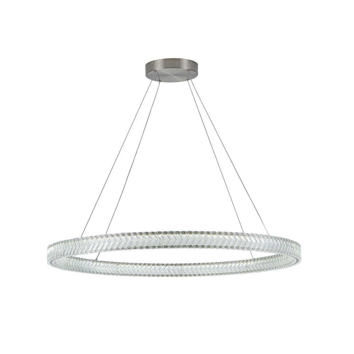 Artcraft Canada - AC5053BN - LED Pendant - Chevron - Brushed Nickel