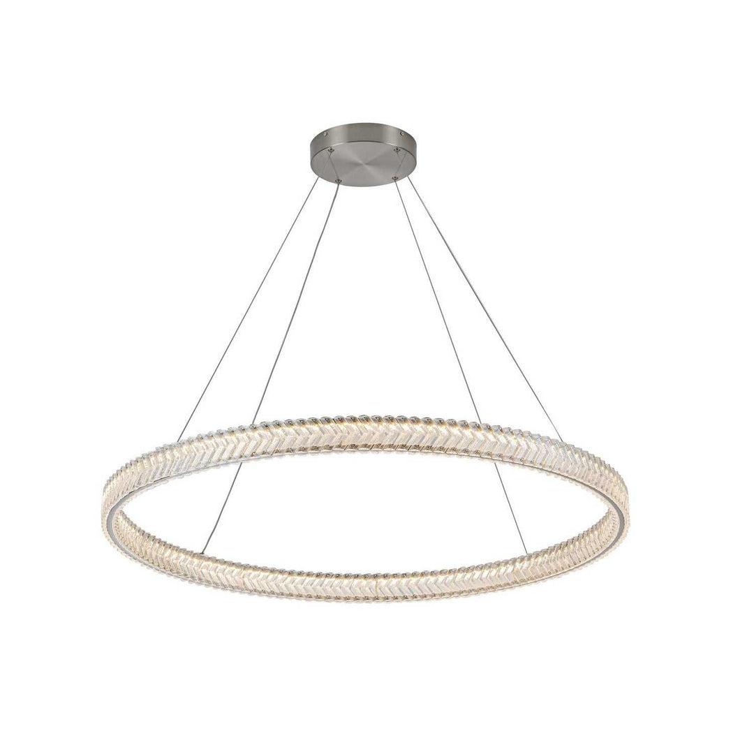 Artcraft Canada - AC5053BN - LED Pendant - Chevron - Brushed Nickel
