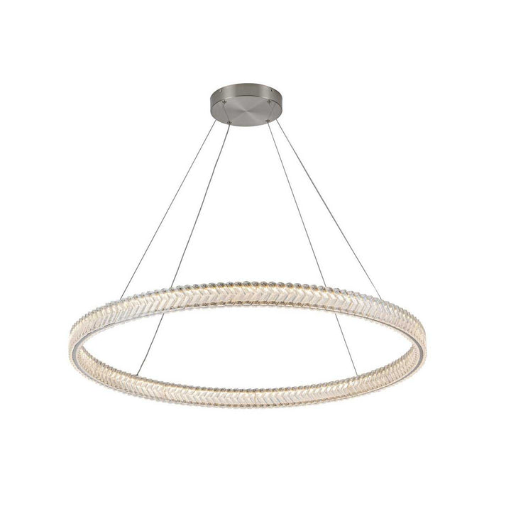 Artcraft Canada - AC5053BN - LED Pendant - Chevron - Brushed Nickel