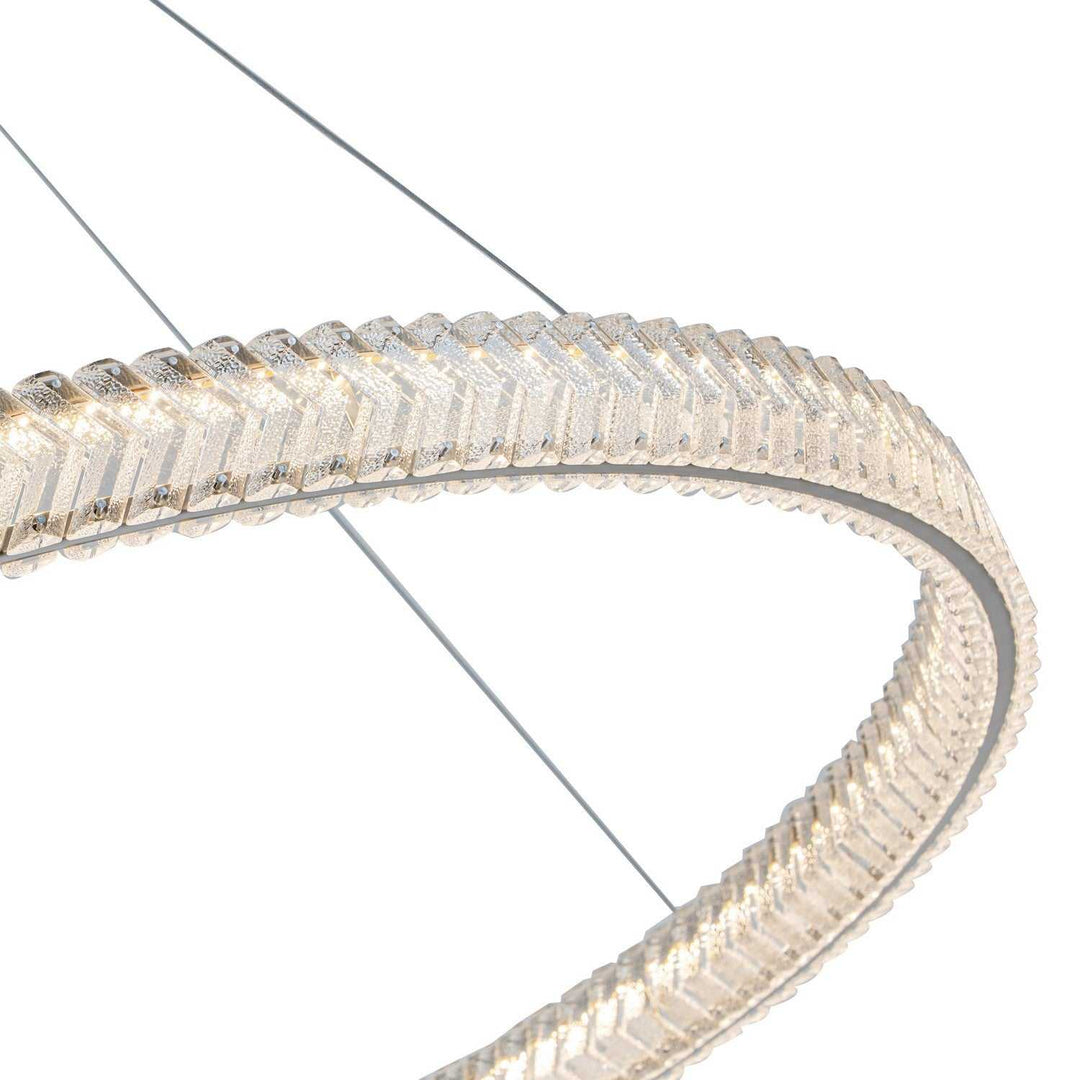 Artcraft Canada - AC5053BN - LED Pendant - Chevron - Brushed Nickel