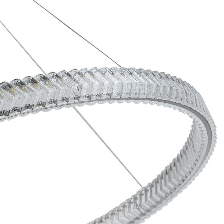 Artcraft Canada - AC5053BN - LED Pendant - Chevron - Brushed Nickel