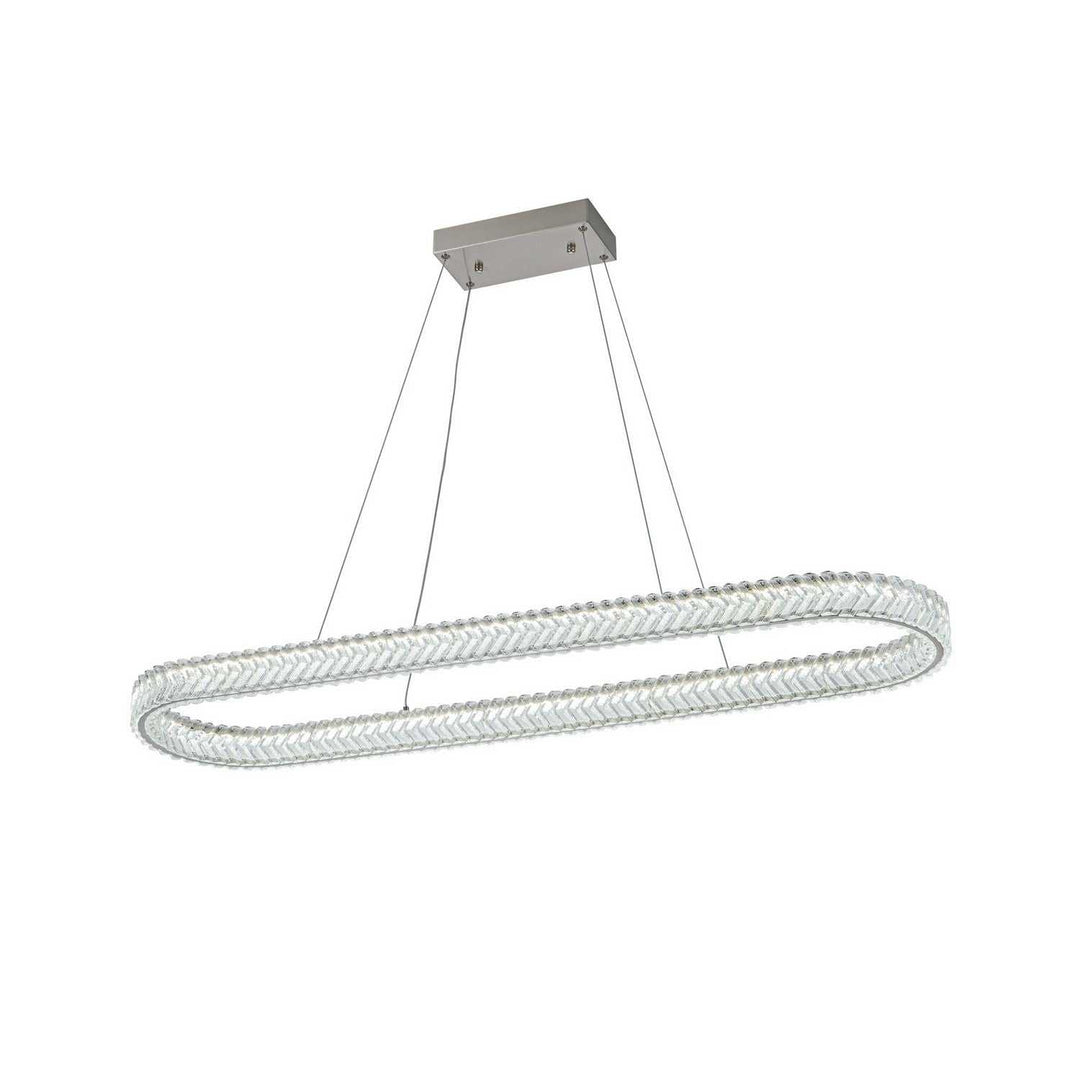 Artcraft Canada - AC5054BN - LED Island Pendant - Chevron - Brushed Nickel