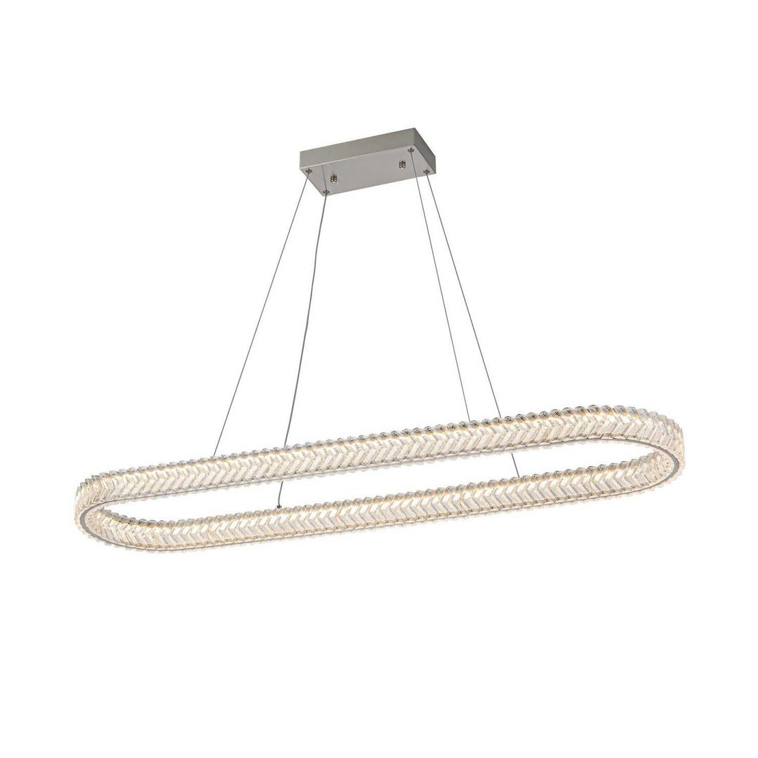 Artcraft Canada - AC5054BN - LED Island Pendant - Chevron - Brushed Nickel