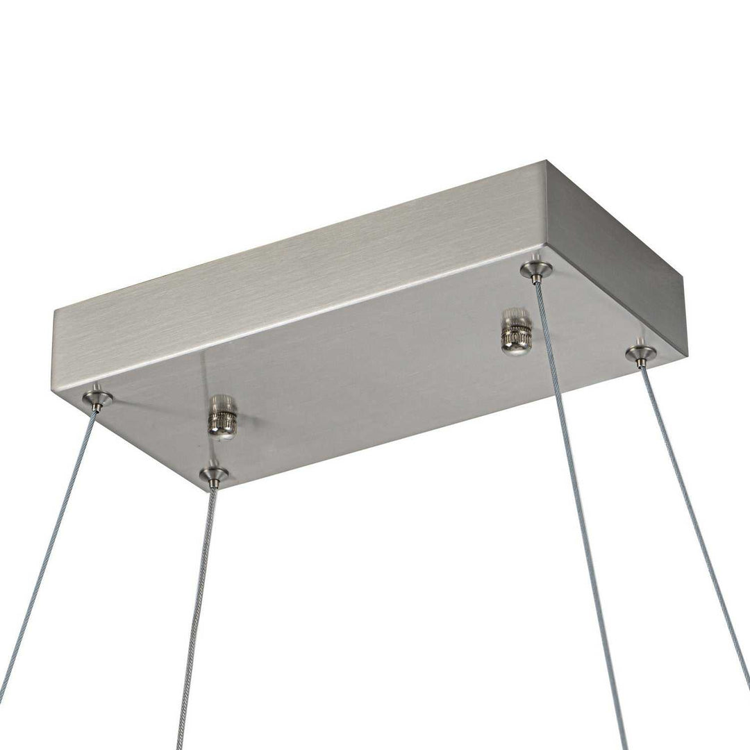 Artcraft Canada - AC5054BN - LED Island Pendant - Chevron - Brushed Nickel