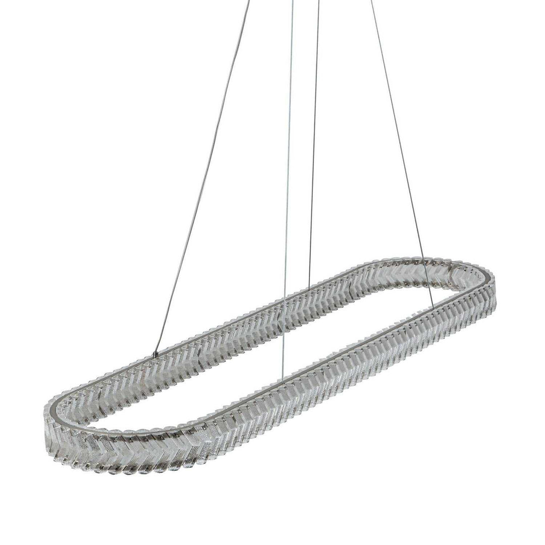 Artcraft Canada - AC5054BN - LED Island Pendant - Chevron - Brushed Nickel