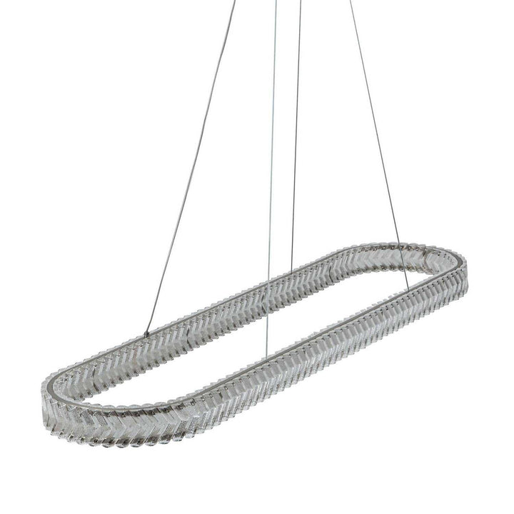 Artcraft Canada - AC5054BN - LED Island Pendant - Chevron - Brushed Nickel
