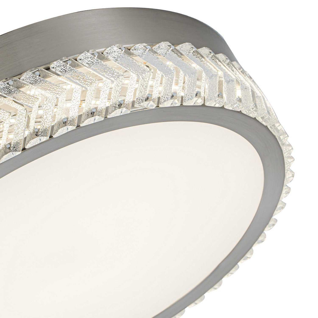Artcraft Canada - AC5057BN - LED Flushmount - Chevron - Brushed Nickel