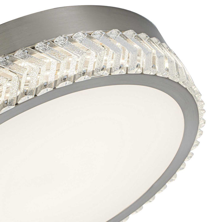 Artcraft Canada - AC5057BN - LED Flushmount - Chevron - Brushed Nickel